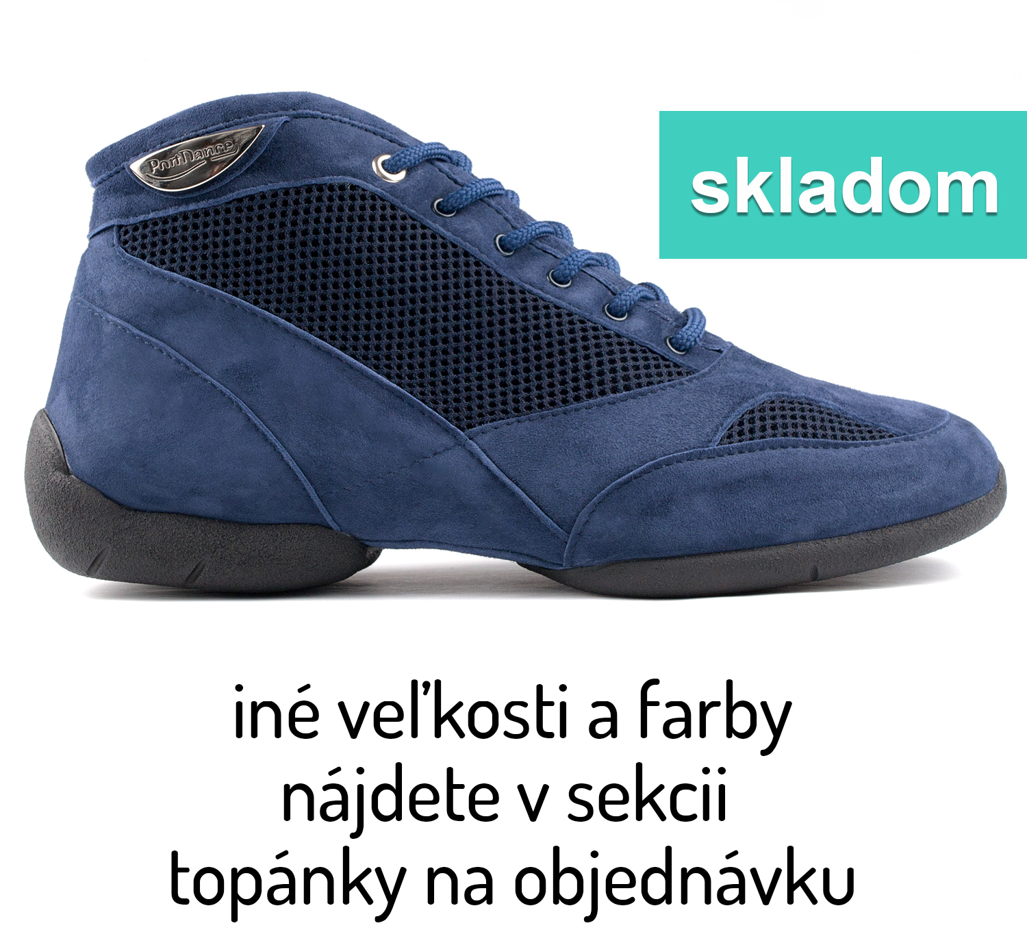 Tanečné topánky PORTDANCE - PD960 is Premium modré